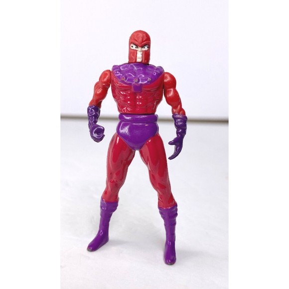Toybiz Marvel Diecast Metal Action Figure Magneto 2.5-3" 1990s - Picture 2 of 6